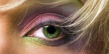 grüne Augen