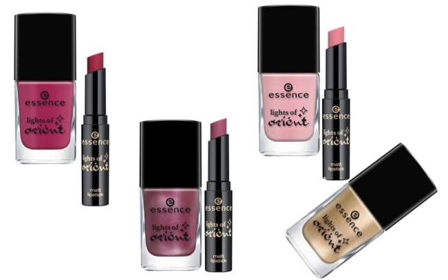 essence orient Nagellack und Lippenstift