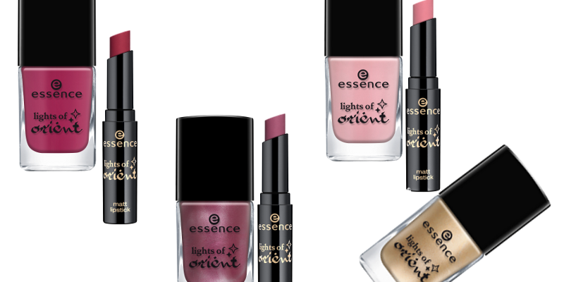 essence orient Nagellack und Lippenstift